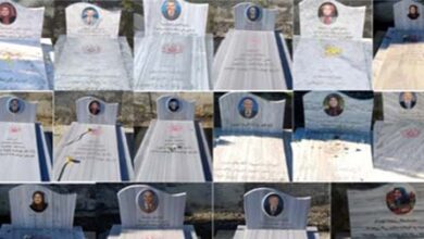 قبرستان مجاهدین در آلبانی - کمپ اشرف 3