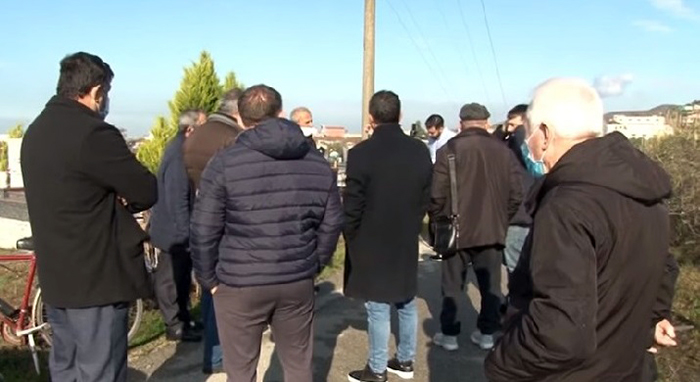 تظاهرة ضد مجاهدي خلق في مدينة مانزا الألبانية