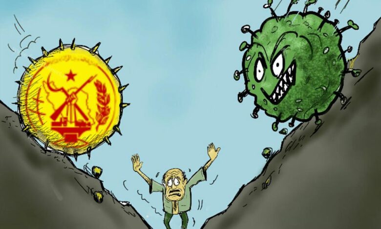 اشرف 3 و كورونا و القوانين الطائفيه