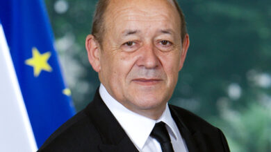 وزير الخارجية الفرنسي