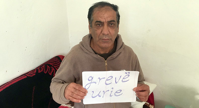 علي هاجري-اضراب عن الطعام