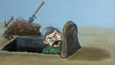 سحب مسعود رجوي رأسه من القبر و ارسل رسالة!!!