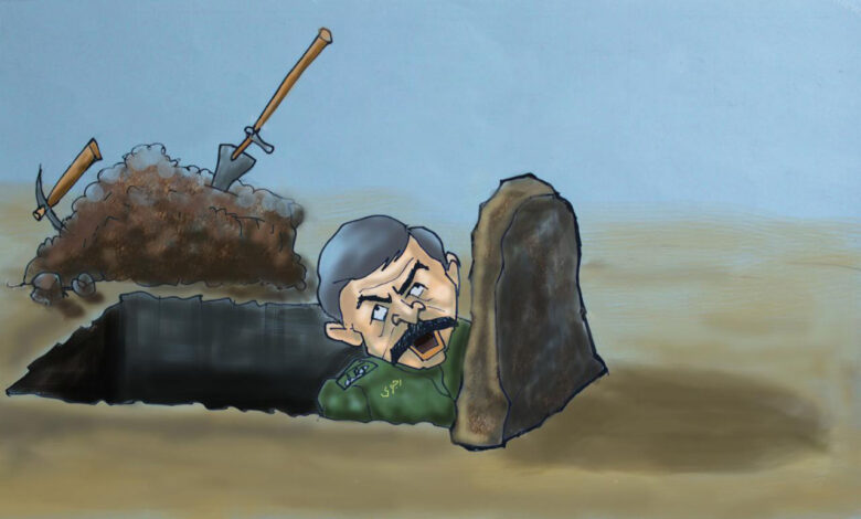 سحب مسعود رجوي رأسه من القبر و ارسل رسالة!!!