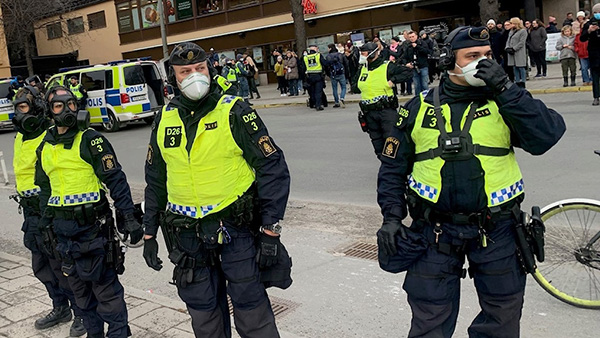 الشرطة السويديه