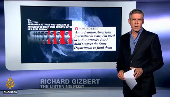 Aljazeera on Heshamt Alavi