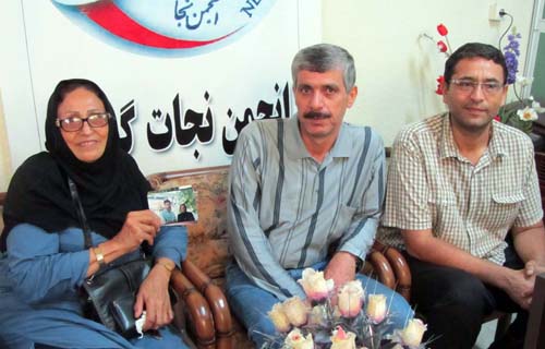 the family of Amin Asadan; MEK cult hostage
