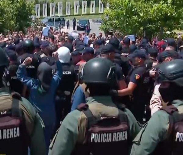The US State Departement says the Albania's Police all actions were conducted in accordance with applicable laws