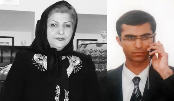 Roozbeh Atayee and his mum Giti Zartoshtian
