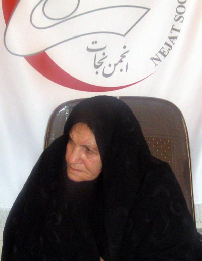 Fatemeh bagherzade - the mother of Mohammad Hassan and Mohammad Reza Bagherzadeh