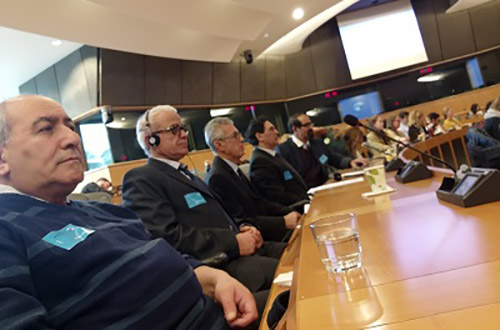 A delegation of former members of the Mujahedin Khalq attended a conference in the European Parliament.
