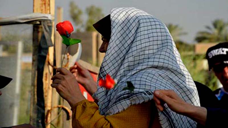 Families MEK members' families at Liberty Gates,Iraq