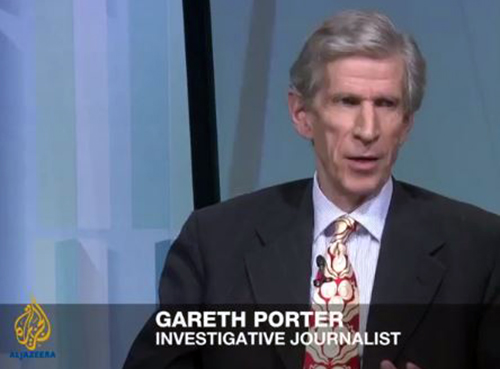 Gareth Porter, the investigative journalist