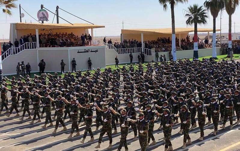 Hashd al-Shaabi parade in Camp Ashraf