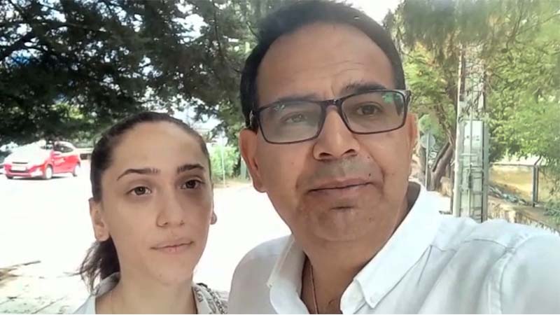 Hassan Heyrani and his Albanian Wife Margarita Balco