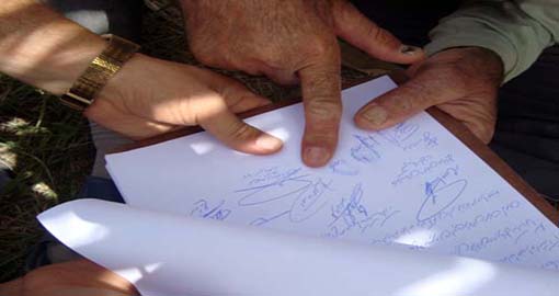 Families sign letter