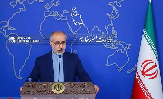 Iranian Foreign Ministry Spokesperson; Nasser Kanaani