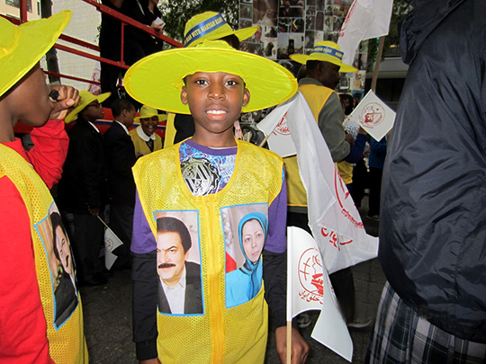 MEK rally with rented audiences