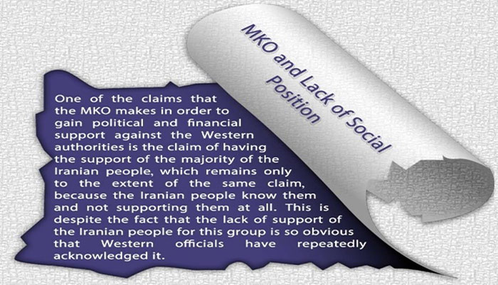 MKO lack of support in Iran
