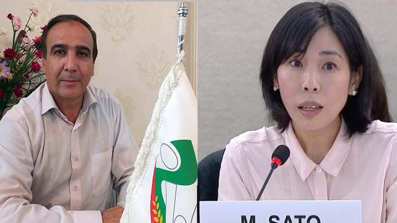 Eskandari pens letter to Mai Sato