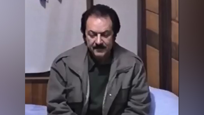 Massoud Rajavi in his stronghold in Iraq, March, 2003