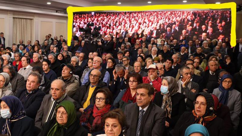 MEK A poster that became a symbol of hypocrisy of the MEK