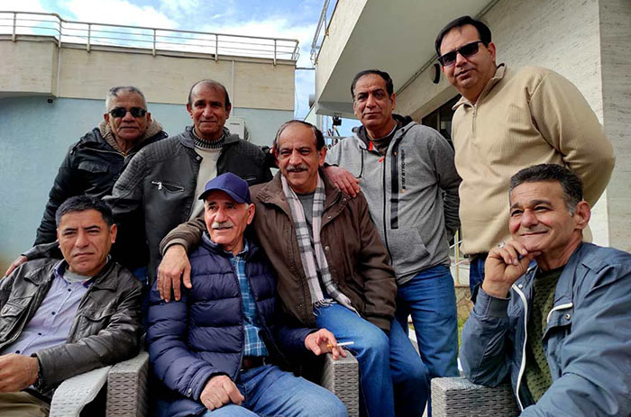 Ebrahim Moradi with ASILA members