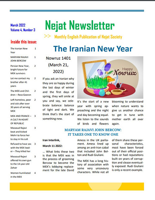 Nejat Society Newsletter no.92