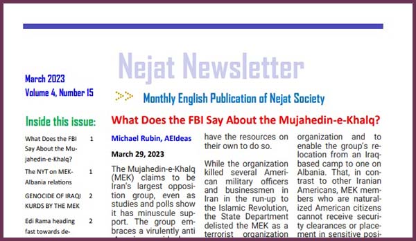 Nejat Newsletter no.103