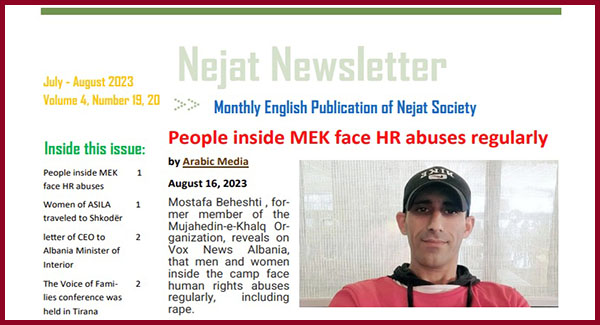 Nejat Newsletter No.105