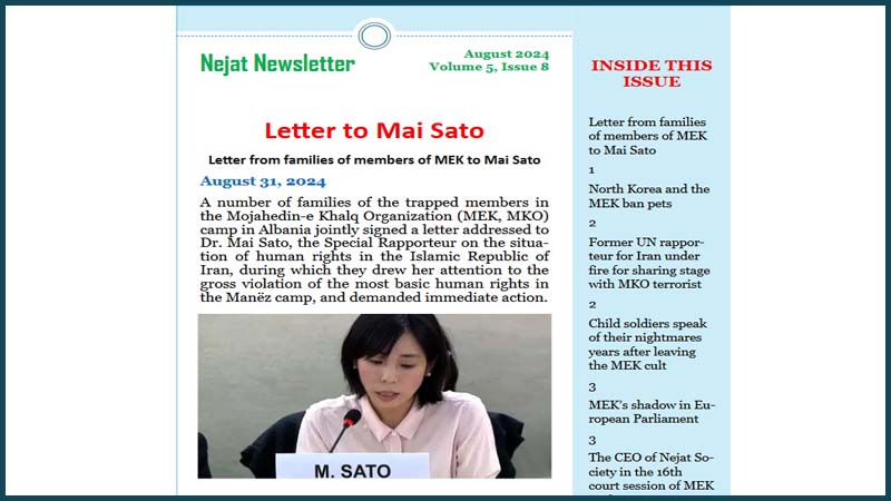 Nejat Newsletter No.116 Nejat Newsletter No.116