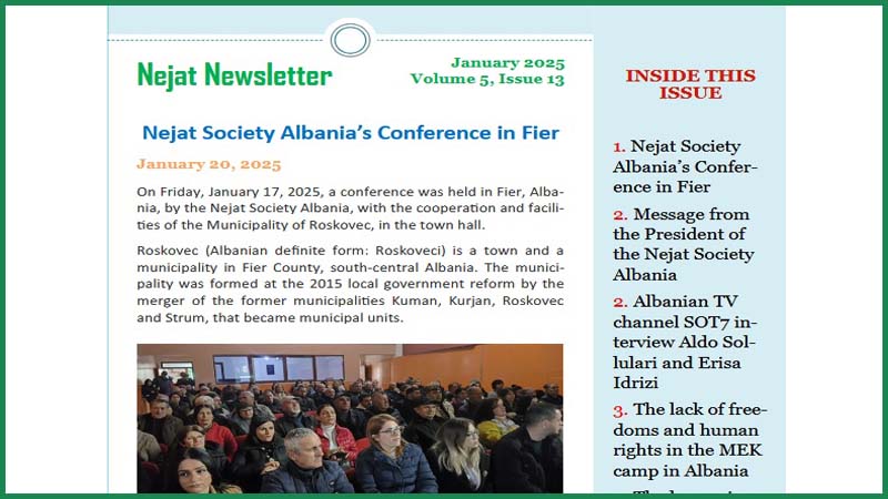Nejat Newsletter No.121 Nejat Newsletter No.121