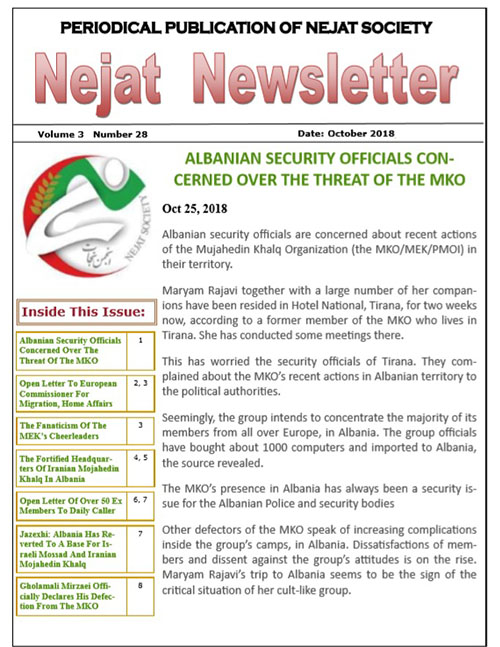 Nejat Newsletter - no 57