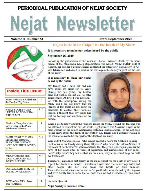 Nejat Newsletter - no 76