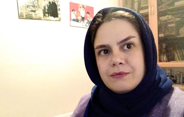 Mahin Najafi, the sister of Mohammad Jaafar Najafi, a captured member of the Mujahedin-e-Khalq (MEK)