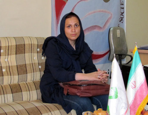 Khadijeh (Sara) Nargesi; the sister of Leila Nargesi who is hostage at MEK camp in Albania