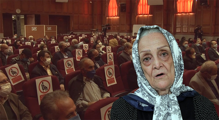 Ms. Roqayeh Farazian, mother of Fereydoun Nedayee, a member of the Mojahedin-e Khalq Organization in Albania