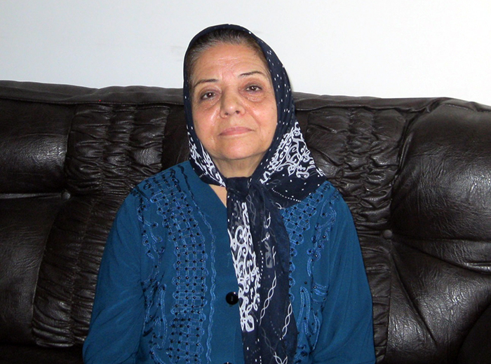 Mahin Habibi, mother of Parvaneh Rabiei Abbasi