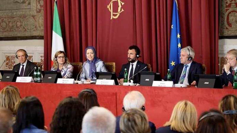 Maryam Rajavi “The Italian Parliament hosts terrorists”. And Iran summons an ambassador