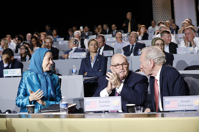 Maryam Rajavi and Giuliani