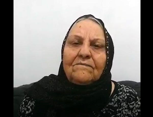Shahzadeh Sajedifar, mother of Gholam Ali Sajedifar