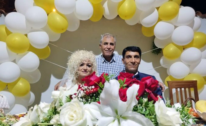 the marriage of Gholamreza Shekari