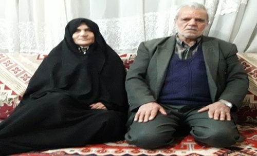 Hassan and Roghayeh Shojaei Aliabadi Parents of Hossein Shojaei Aliabadi