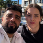 Mehdi Soleymani and his wife Edona Honda