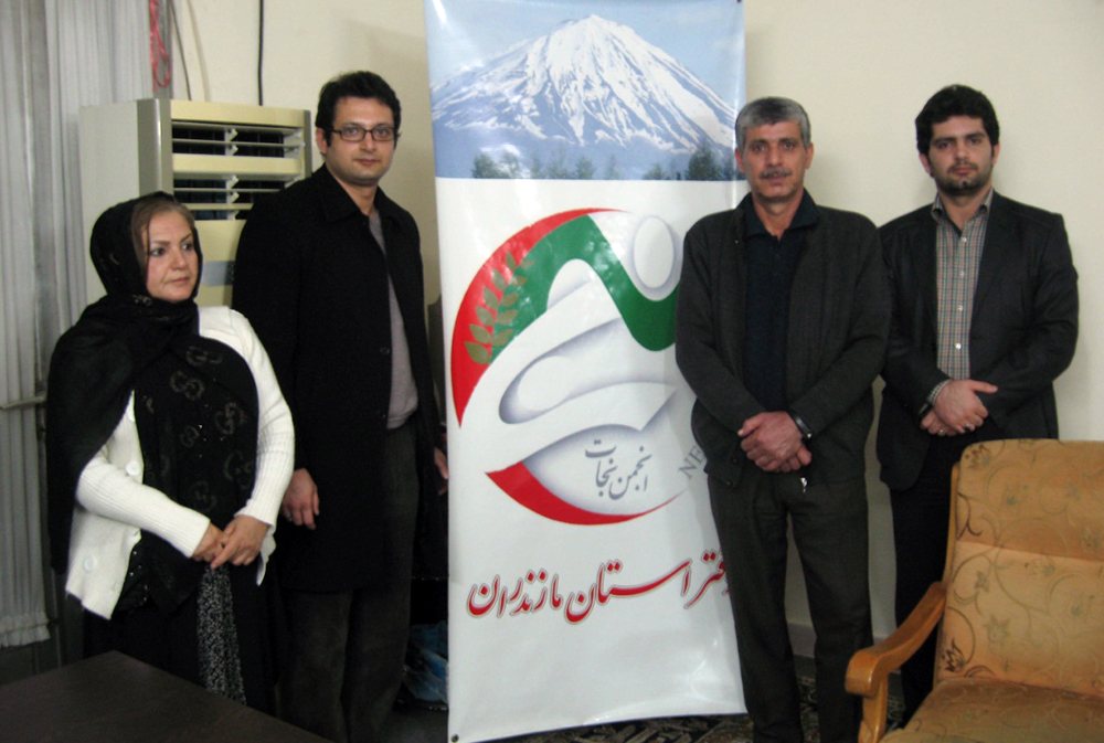 Massoud Toosi Bakhsh family at Nejat society office