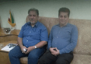 حضورآقای عباس بیداری در دفترانجمن نجات خوزستان