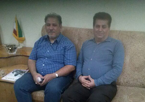 حضورآقای عباس بیداری در دفترانجمن نجات خوزستان