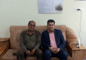 حضور آقای عبدالرضا دلفی در دفتر انجمن نجات خوزستان