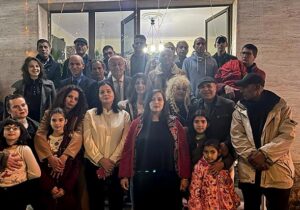 انعکاس تلویزیون کریستال تی وی از مراسم تحویل سال نو ۲۰۲۳ در دفتر انجمن آسیلا