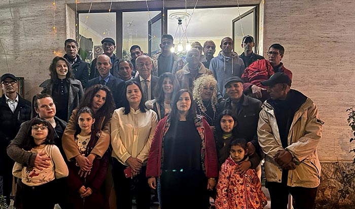 انعکاس تلویزیون کریستال تی وی از مراسم تحویل سال نو ۲۰۲۳ در دفتر انجمن آسیلا