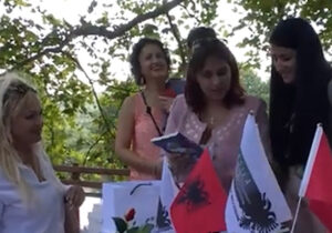 انعکاس خبر میز کتاب انجمن آسیلا در شبکه تلوزیونی SOT7 آلبانی